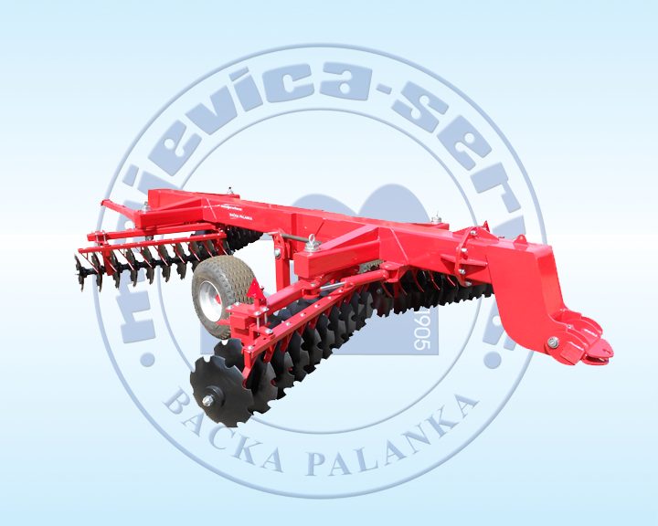 Disc harrow, 40 discs
