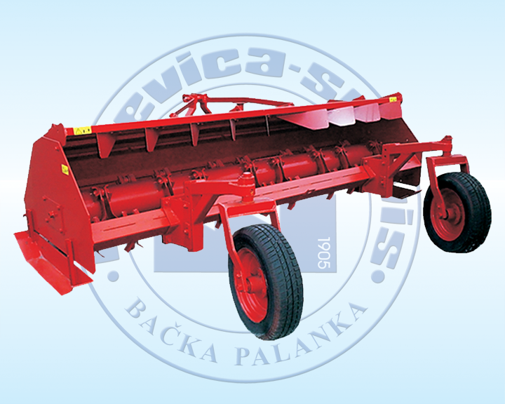 Crop residue shredder